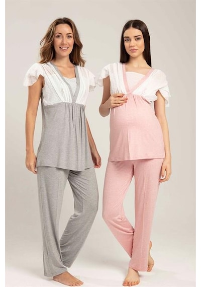 Bone Club 5214 Pudra Hamile Lohusa Pijama Tk