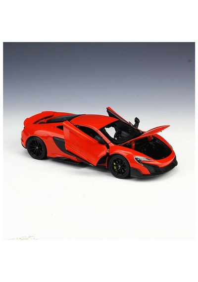 Welly 1/24 Mclaren 675lt Turuncu Metal Model Oyuncak Araba