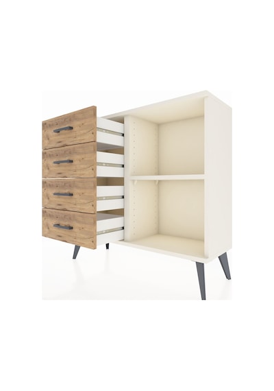 Arges Şifonyer Tek Raflı 4 Çekmeceli 88x30x80 Aytaşı-aytaşı/çam Aytaşı/çam Arges Şifonyer Tek Raflı 4 Çekmeceli 88x30x80 Aytaşı-aytaşı/çam Aytaşı/çam