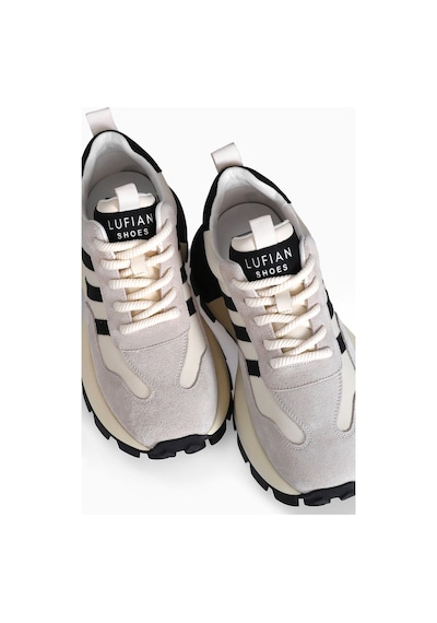 Lufian 122230053 Tatum Kadın Hakiki Deri Klasik Sneaker Beyaz Beyaz