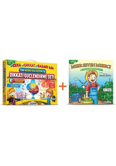 Adeda Dikkati Güçlendirme Seti 8 Yaş + Mısır Seven Mısırcı