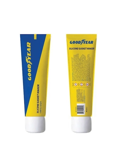 Goodyear 300 Isıya Dayanıklı Siyah Sıvı Conta Tüp Silikon 80 Ml
