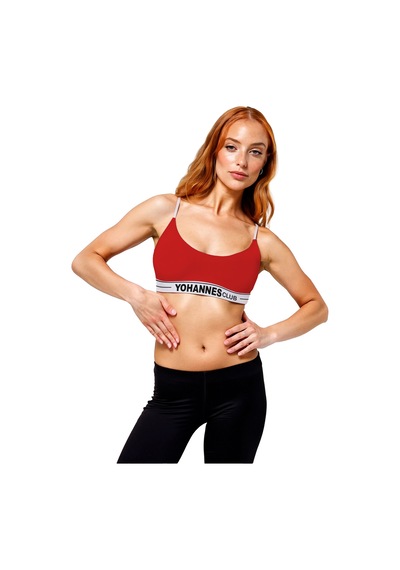 Yohannes Club, Kadın Pamuklu, Bralet Sütyen, Renk Seçenekli, Tekli Paket Kırmızı
