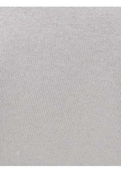 Koton Şardonlu Crop Sweatshirt Slogan Baskılı Rahat Kesim Uzun Kollu Gri 4wal10188ık Gri