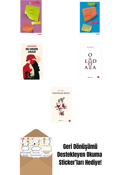Altar Kaplan 5 Kitap Set + Okuma Sticker'ları