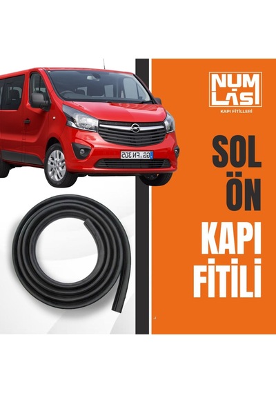 Opel Vivaro 2014-2019 Sol Ön Kapı Fitili-a Kalite-numlas-nm4581