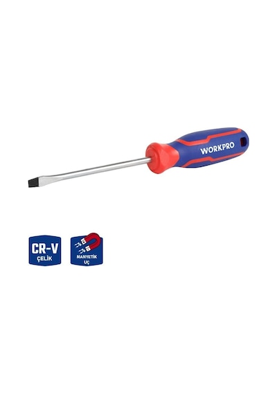 Workpro Wp221013 3x75mm Cr-v Profesyonel Düz Tornavida Fr Wp221013