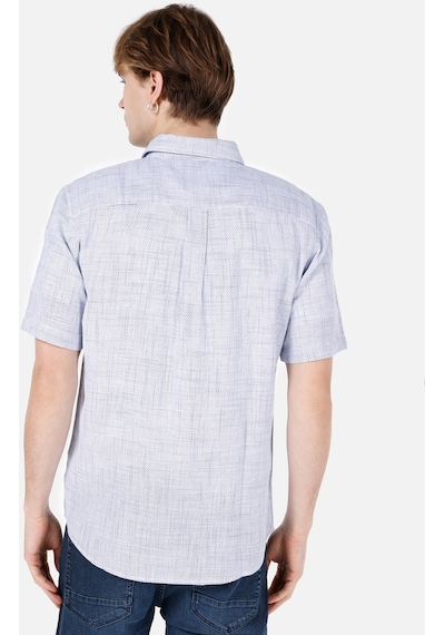 Colin's Colins Normal Kesim Shirt Yaka Cepsiz Mavi Erkek Kısa Kol Gömlek Cl1067835 Cl1067835 Q1.v1 Ble Mavi