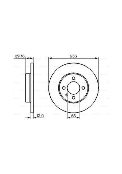 Volkswagen Passat 1.8 1990-1997 Bosch Ön Disk Netpar8329 2 Adet