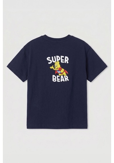 Haribo Lisanslı Yazı Baskılı Çocuk T-shirt Şort Takım Lacivert