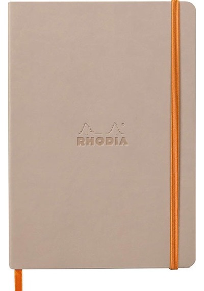 Rhodia Yumuşak Kapak A5 Çizgili Defter Rose Smoke 117373c