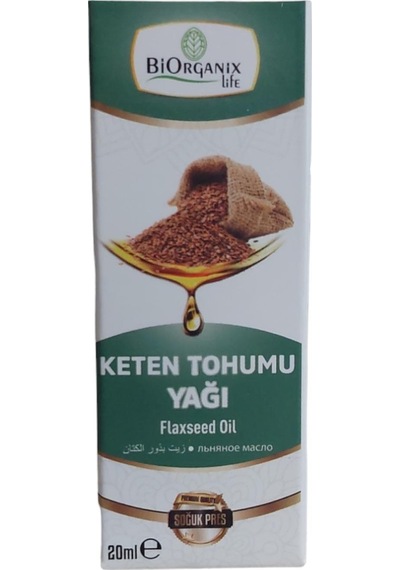Biorganix Life Keten Tohumu Yağı 20 ML