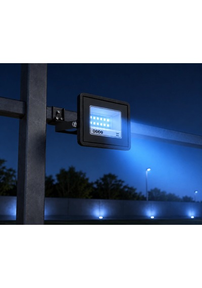 1 Adet Noas Yl70 1013 Ultra Slim 10w Led Projektör Mavi