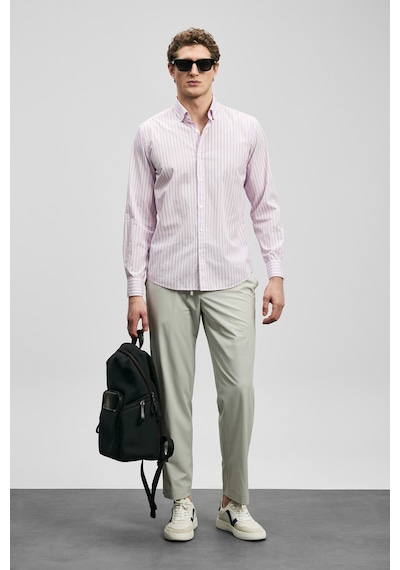 Lufian Fenrıc Smart Erkek Chino Pantolon Slim Fit Taş Taş 111190362100190