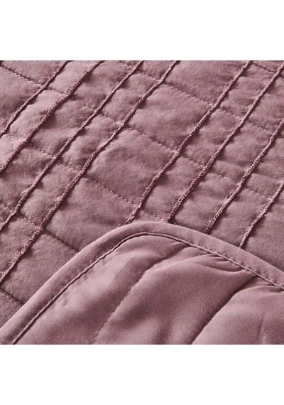 Soft Elit Çift Kişilik Yatak Örtüsü Seti - Mürdüm - 200x230 Cm Renkli
