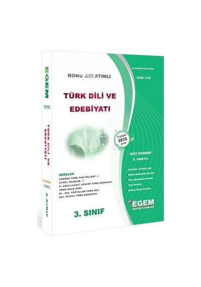 Egem Aöf Türk Dili Ve Edebiyatı Ve 2-3. Sınıf Konu/soru