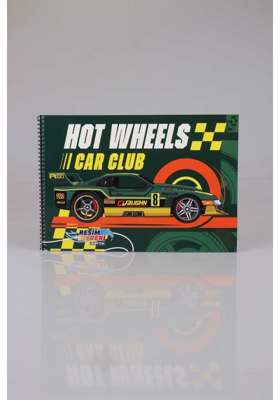 Yeni Sezon Lisanslı Hot Wheels Resim Defteri 17x24 Cm 15 Yaprak Altın