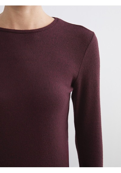 Lcw Everyday Bordo Bisiklet Yaka Kadın Body
