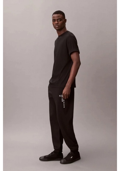 Calvin Klein Havlu Kumaş Calvin 1968 Grafikli Erkek Siyah Eşofman Altı Lv14rf248g-ub1 Siyah