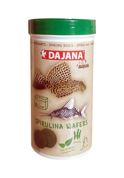 Dajana - 291 - Spirulina Wafers Yem 250 Ml - Kmrsfres - 100 Gr