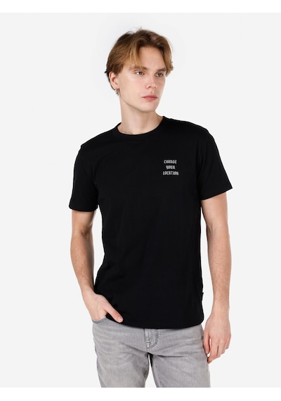 Colin's Colins Siyah Erkek Tshirt K.Kol Cl1068187 Q1.V1 Blk Siyah