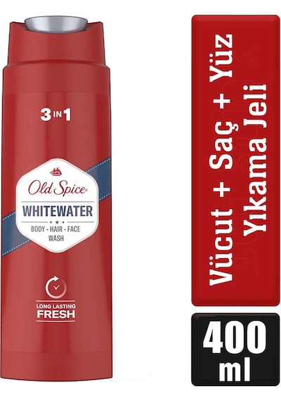Old Spice Whitewater Erkek Duş Jeli ve Şampuan 400 ML