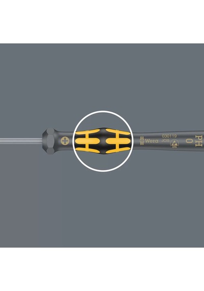 Wera 1569 Esd Kraftform Micro Lokmabaş Tornavida, 4.5 X 60 Mm