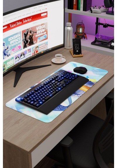 Barbara Genshin Impact Anime Gacha V4 - 70x30 Xl Gaming Mouse Pad Fare Altlığı
