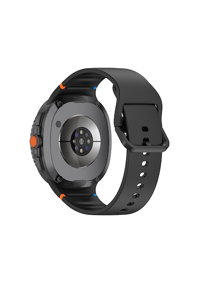 Samsung Galaxy Watch 8 Classic 47mm İle Uyumlu Metal Tokalı Spor Silikon Kordon