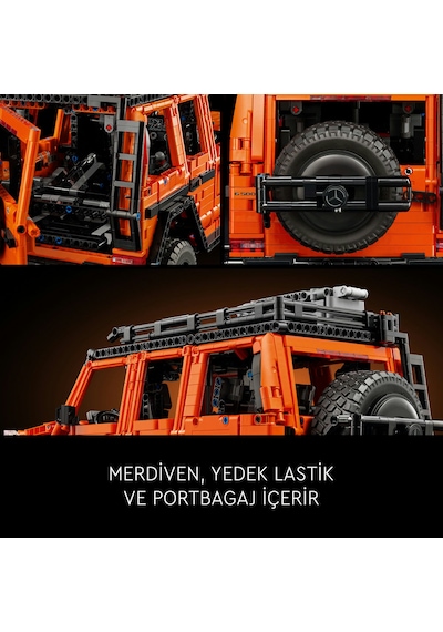 LEGO® Technic Mercedes-Benz G 500 PROFESSIONAL Line 42177 - Yetişkinler için G Sınıfı Koleksiyonluk Araba Modeli Yapım Seti (2891 Parça)