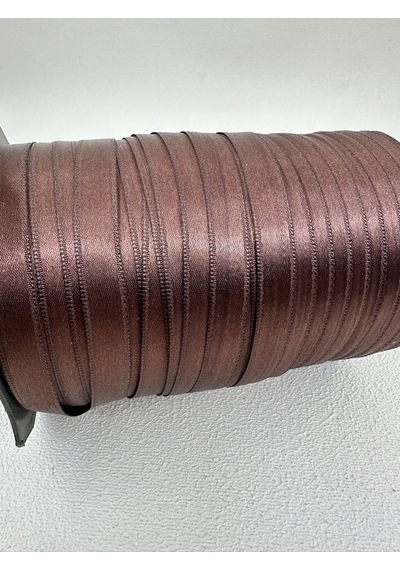 Paşateks 1 Cm Saten Kurdela-10 Metre-kahverengi