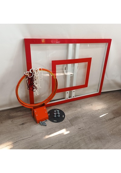 Mia Basketbol Panya Seti 90 120 8 Mm Solid Polikarbon 45 Cm Yaylı Çember