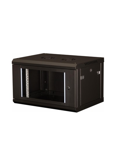 Lande 6u 19" Duvar Tipi Rack Kabinet Genişlik: 600 Mm Derinlik: 450 Mm Siyah