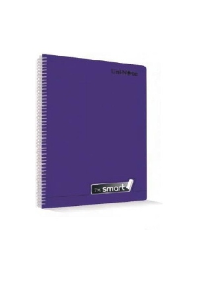 I'am Smart Plastik Kapak Spiralli 40 Yaprak Kareli A4 Defter 12'li Paket