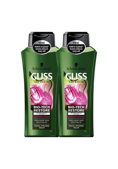 Gliss Biotech Şampuan 2 x 525 ML