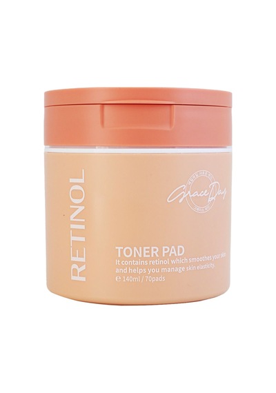 Grace Day Retinol ve Bakuchiol İçeren Tonikli Ped Grace Day Retinol Toner Pad 70 adet
