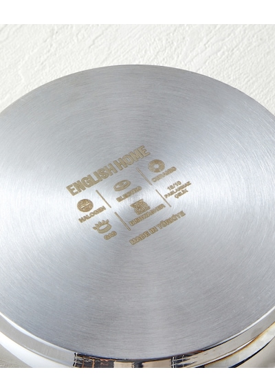 English Home Siena Çelik Mini Tencere 16x8 Cm Silver Silver