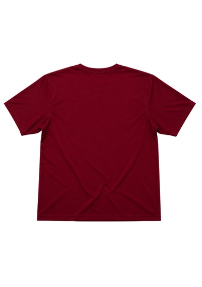 Battalmoda Erkek Büyük Beden Bordo Bisiklet Yaka Kısa Kollu Overcome Tişört 3xl-4xl-5xl-6xl