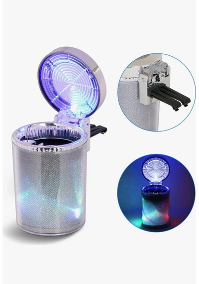 Led Işıklı Araç Küllüğü Bardaklık Uyumlu Taşınabilir Küllük