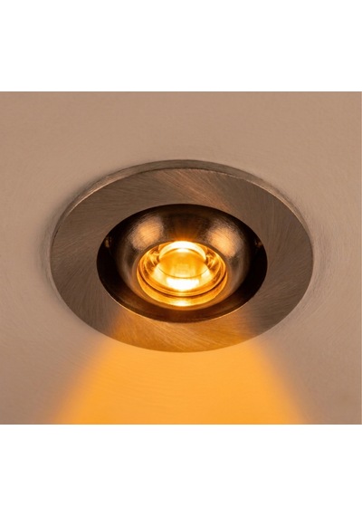 1 Adet Cata Ct 5268 Ufo Yıldız 1.5w Sıva Altı Led Spot Satin Kasa Amber Işık Diğer