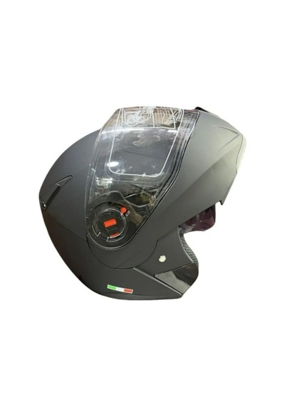 Free M Sertifikalı Ece Belgeli Çene Açılır Güneş Vizörlü Motosiklet Kaskı Mat Siyah