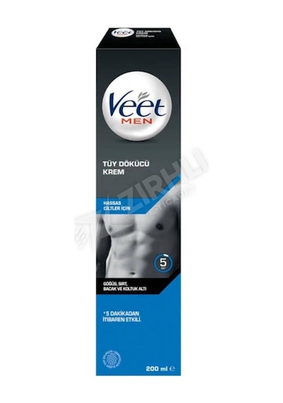 Veet Men Hassas Ciltler Tüy Dökücü Krem 200 Ml