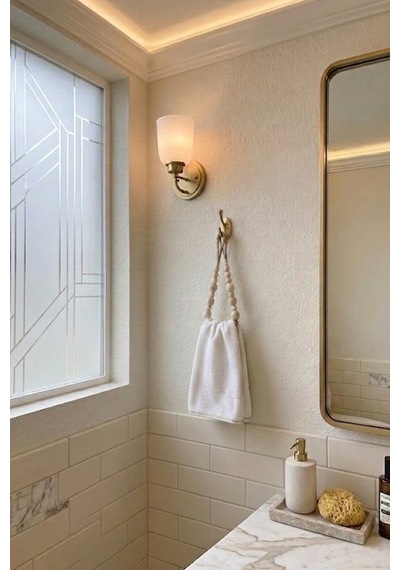 El Yapımı Ahşap Boncuklu Tuvalet Kağıtlığı Ve Havlu Askısı - Bohem Banyo Aksesuarı Açık Kahverengi