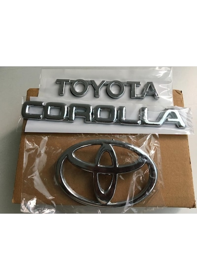 Toyota Corolla Bagaj Yazısı Ve Arka Arma -2000-2002 Terra Uyumlu (553767980)