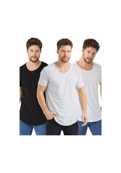 Cool Tarz Beyaz-siyah-gri 3 Lü Paket Regular/normal Kesim Pis Yaka Kısa Kollu T-shirt Beyaz-siyah-gri Beyaz-siyah-gri Cool Tarz Beyaz-siyah-gri 3 Lü Paket Regular/normal Kesim Pis Yaka Kısa Kollu T-shirt Beyaz-siyah-gri Beyaz-siyah-gri