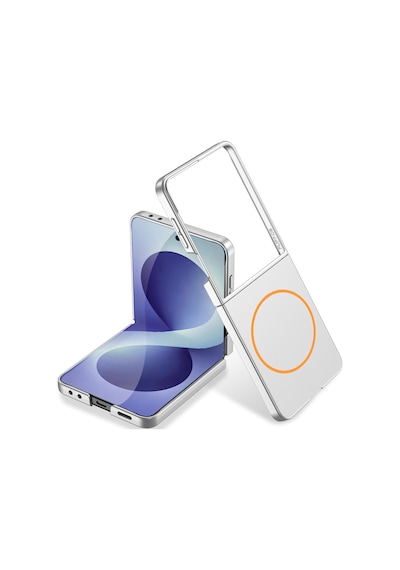 Galaxy Uyumlu Z Flip 8 Kılıf Wireless Şarj Özellikli Pazarplus Kıpta M-safe Kılıf Yeşil
