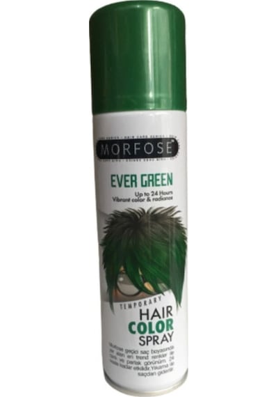 Morfose Hair Color Geçici Renkli Saç Spreyi Yeşil