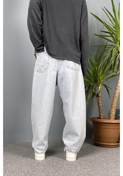 Balon Kesim Baggy Pantolon Siyah