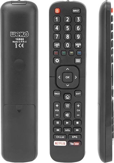Hısense Rm-l1335 Plus Netflıx-youtube Tuşlu Lcd-led Tv Kumanda