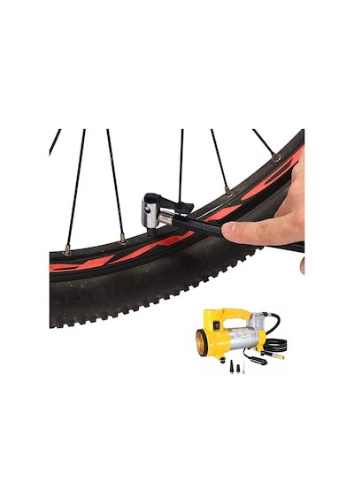 Metal Hava Kompresörü 150 Psı 12v Araç Tipi Çakmaklık Araba Bisiklet Teker Lastik Şambrel Top Şişirme